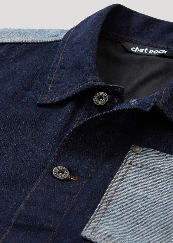 Rock Revival "INFINITY PANEL JACKET" Jeans Jacket Blue By Chet Rock