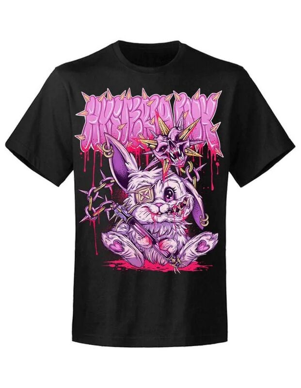 rock revival "Ink Rabbit 666 Ink" T-Shirt black by Hysteria Ink