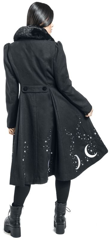 Rock Revival "Interstellar Coat" Coat Black By Hell Bunny