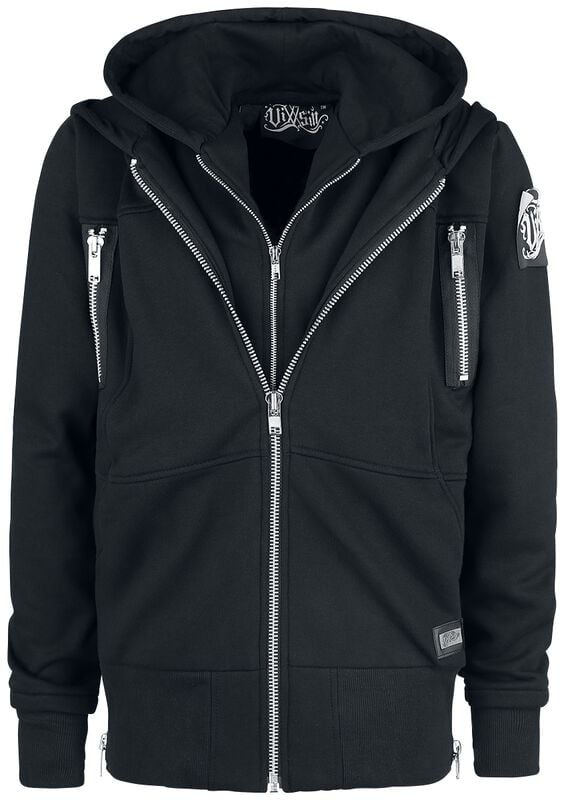 Rock Revival "Ivan Hood" Hoodie Jacket Black By Vixxsin