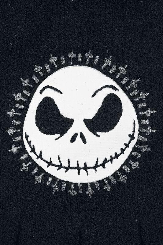 Rock Revival "Jack - Face" Full-fingered Gloves Black By The Nightmare Before Christmas