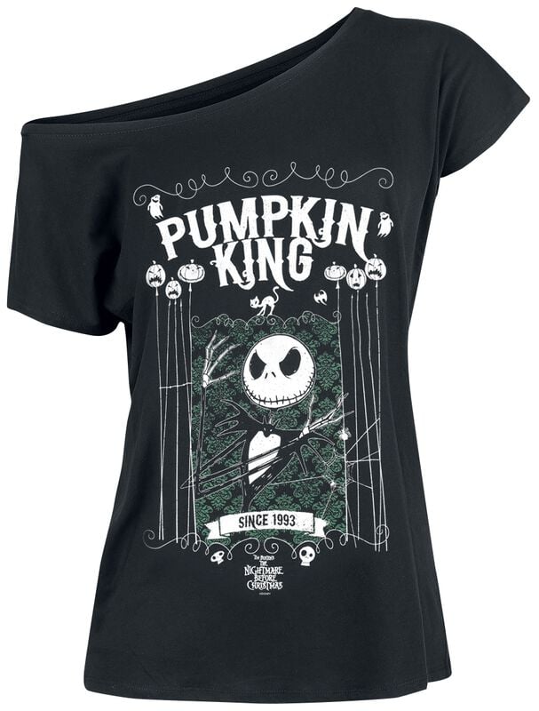 rock revival "Jack Skellington - Pumpkin King" T-Shirt black by The Nightmare Before Christmas