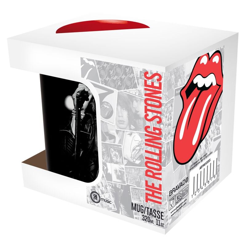 Rock Revival "Jagger - Tasse Mit Thermoeffekt" Cup Red-black-white By The Rolling Stones