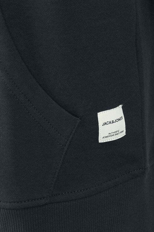 Rock Revival "JJEBASIC" Hoodie Jacket Black By Jack & Jones