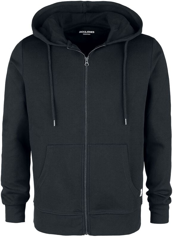 Rock Revival "JJEBASIC" Hoodie Jacket Black By Jack & Jones