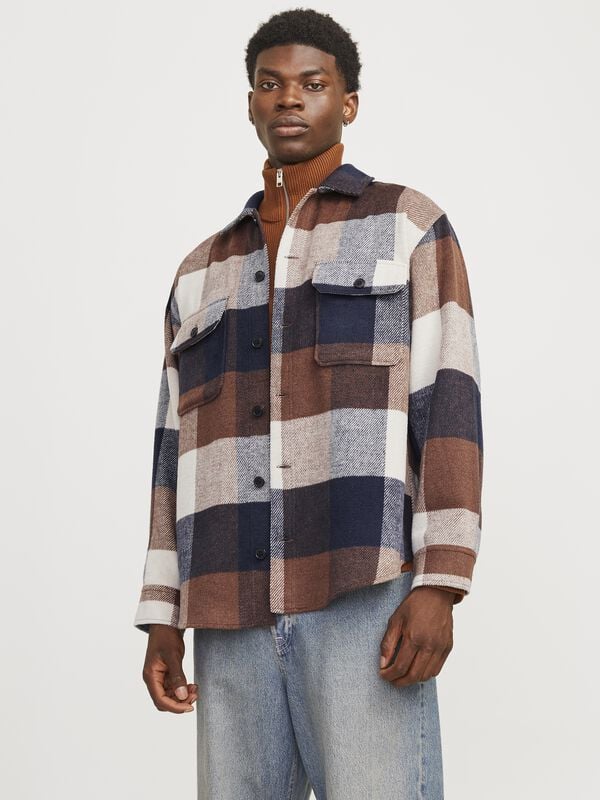 rock revival "JJEBRADLEY OLLIE OVERSHIRT LS NOOS" Longsleeve multicolour by Jack & Jones
