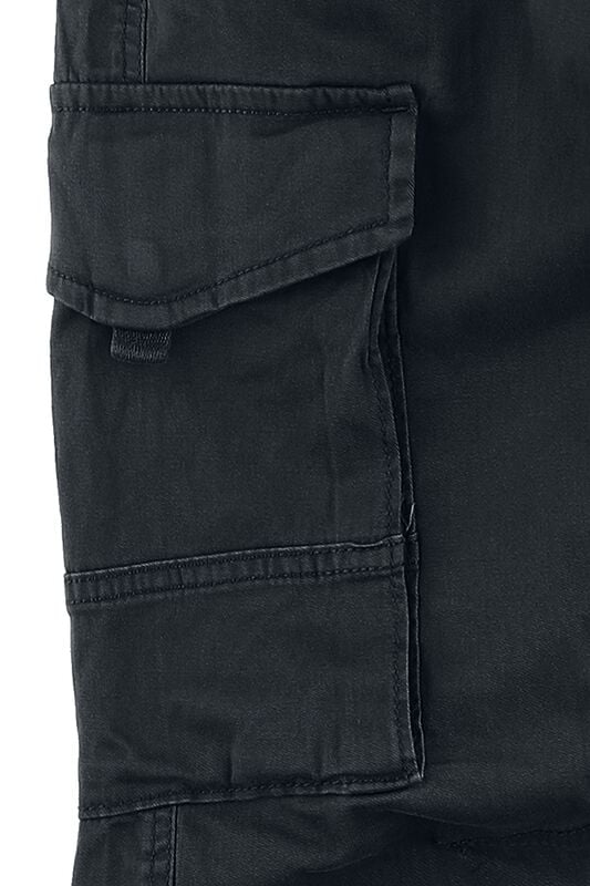 Rock Revival "JJIPAUL JJFLAKE AKM" Cargo Trousers Black By Jack & Jones