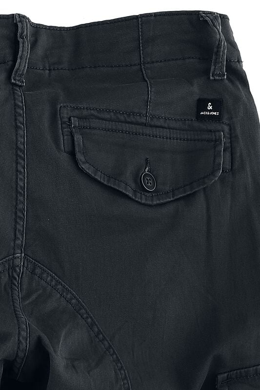 Rock Revival "JJIPAUL JJFLAKE AKM" Cargo Trousers Black By Jack & Jones