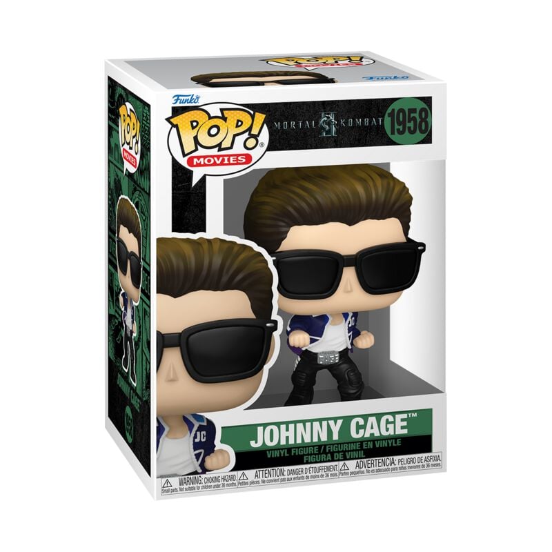 rock revival "Johnny Cage Vinyl Figurine 1958" Funko Pop by Mortal Kombat