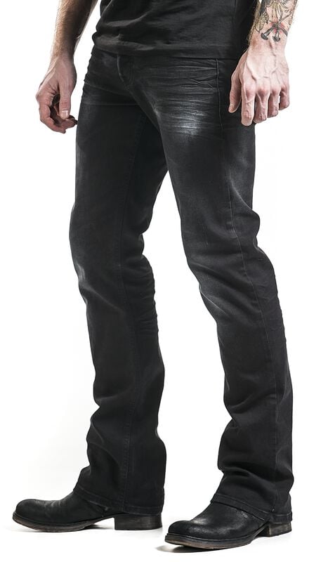 rock revival "Johnny" Jeans black by Black Premium by EMP