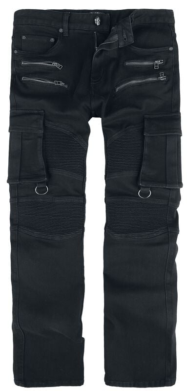 rock revival "Johnny" Jeans black by Rock Rebel by EMP