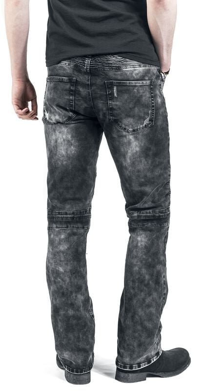 Rock Revival "Johnny" Jeans Dark Grey By Black Premium By EMP