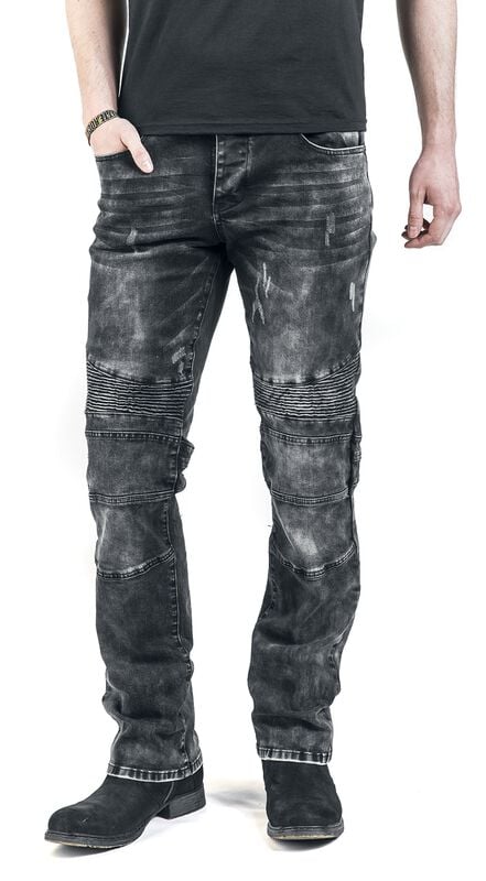 Rock Revival "Johnny" Jeans Dark Grey By Black Premium By EMP
