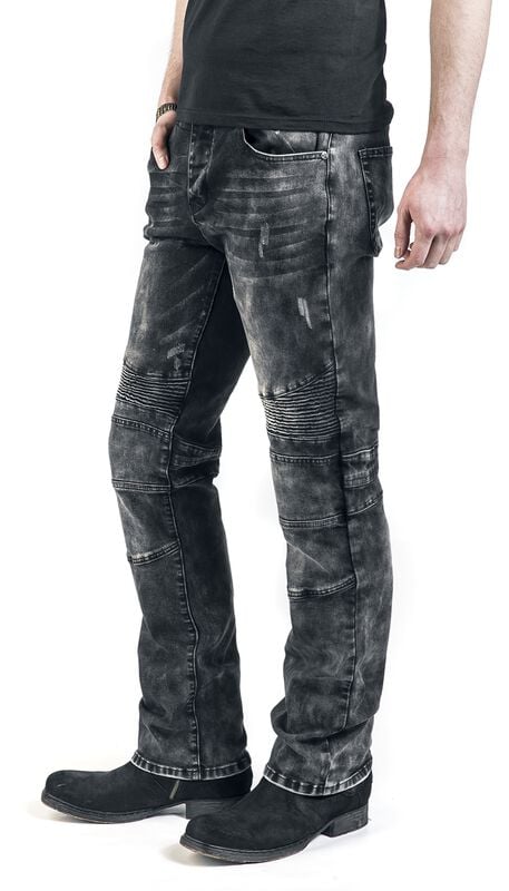 rock revival "Johnny" Jeans dark grey by Black Premium by EMP