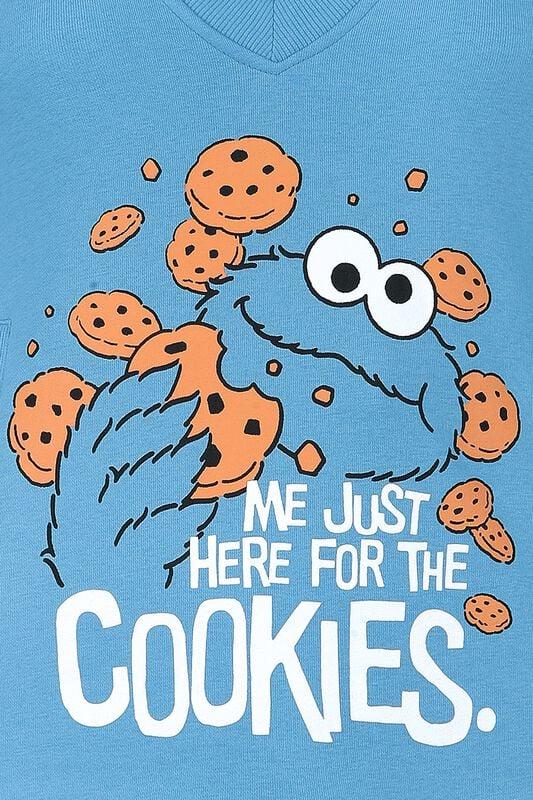 Rock Revival "Just Here For The Cookies" Hoodie Blue By Sesame Street