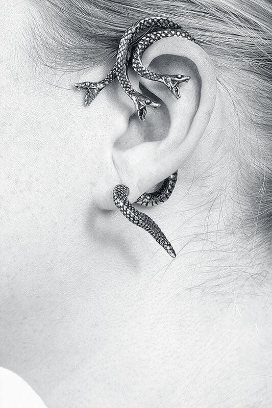 Rock Revival "Khthonis" Ear Studs Silver-coloured By Alchemy Gothic