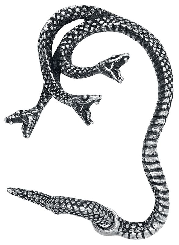 rock revival "Khthonis" Ear Studs silver-coloured by Alchemy Gothic