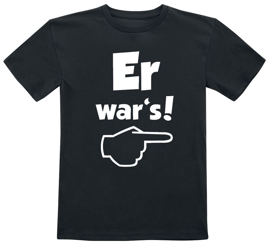 rock revival "Kids - Er war's " T-Shirt black by Slogans