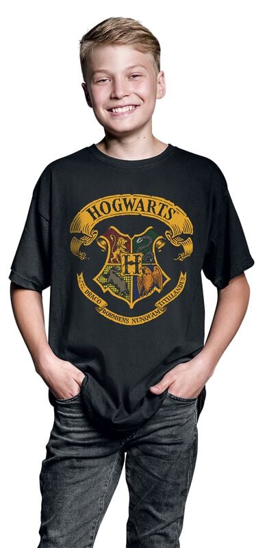 Rock Revival "Kids - Hogwarts Crest" T-Shirt Black By Harry Potter