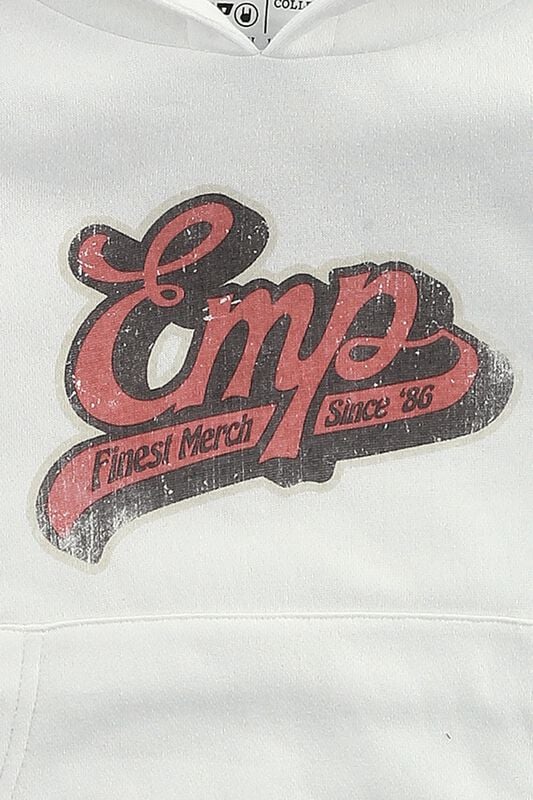 Rock Revival "Kids’ Hoodie With Old-school EMP Logo" Hoodie Sweater Off White By EMP Stage Collection