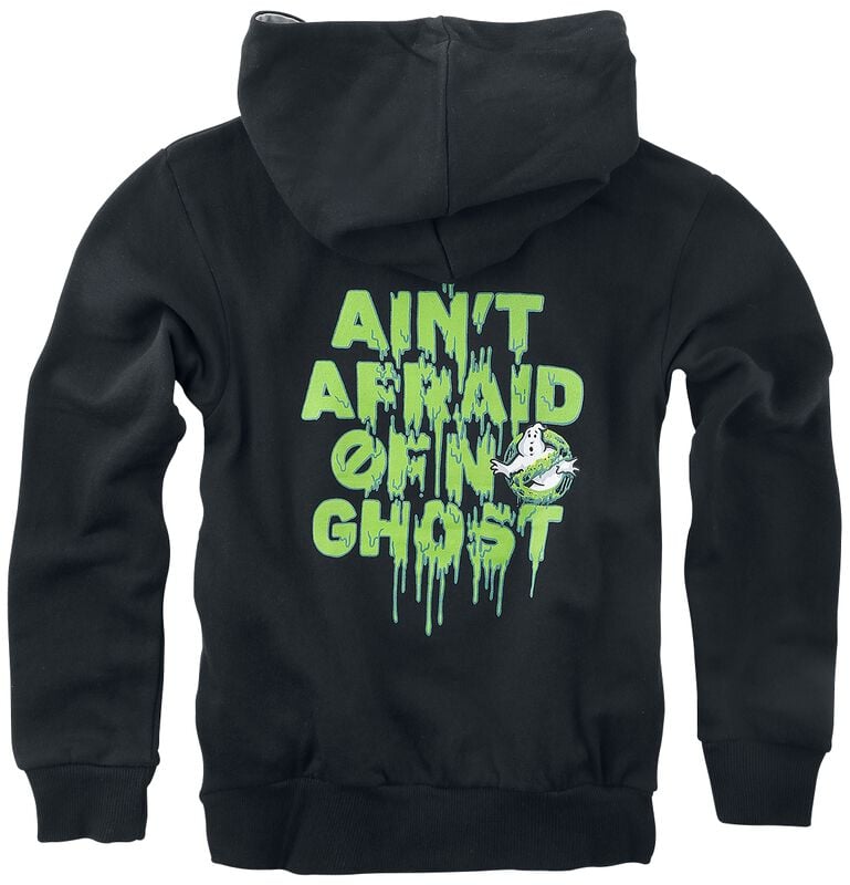 Rock Revival "Kids - I Ain't Afraid Of No Ghost" Hoodie Black By Ghostbusters