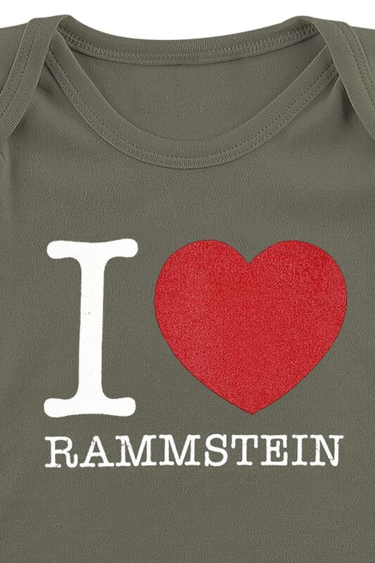 Rock Revival "Kids - I Love Rammstein" Body Khaki By Rammstein