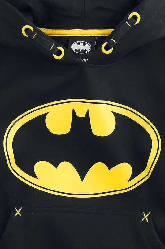 Rock Revival "Kids - Logo" Hoodie Sweater Black-yellow By Batman
