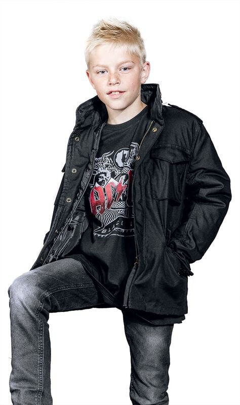 rock revival "Kids' M65 Standard Jacket" Jacket black by Brandit