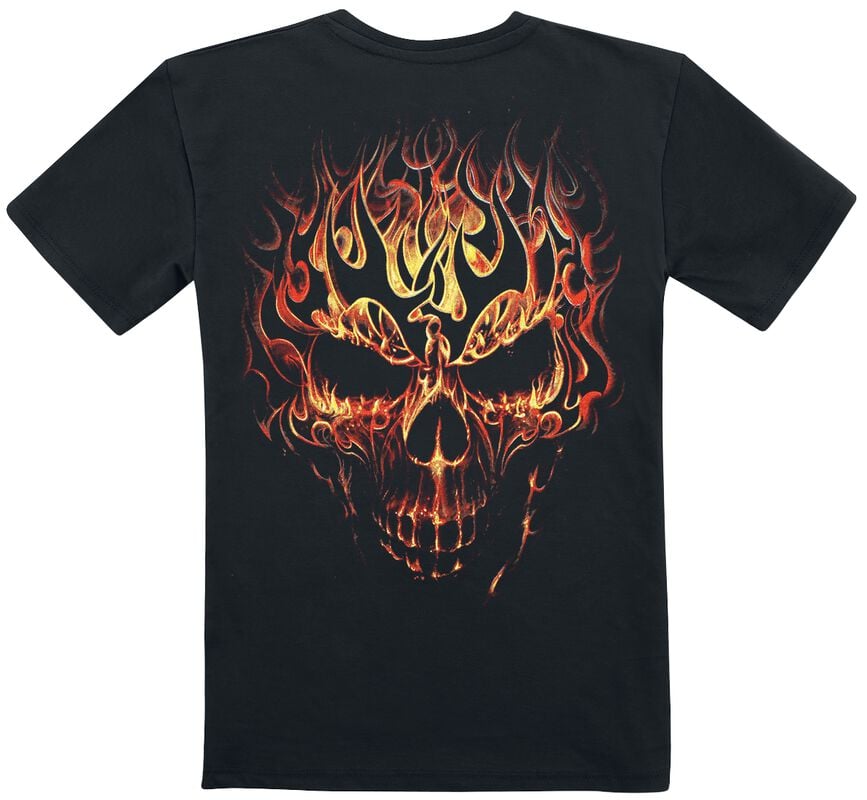 Rock Revival "Kids - Skull Blast" T-Shirt Black By Spiral