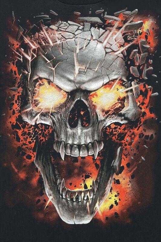 Rock Revival "Kids - Skull Blast" T-Shirt Black By Spiral