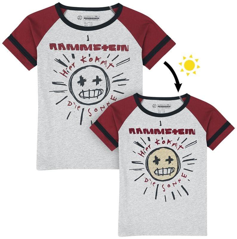 rock revival "Kids - Sonne" T-Shirt grey-red by Rammstein