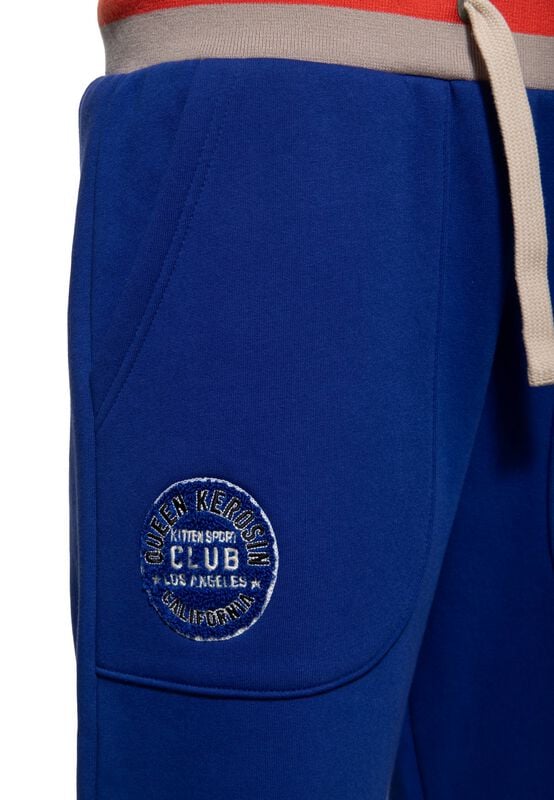 Rock Revival "Kitten Sport Club Varsity Joggers" Tracksuit Trousers Blue-beige By Queen Kerosin