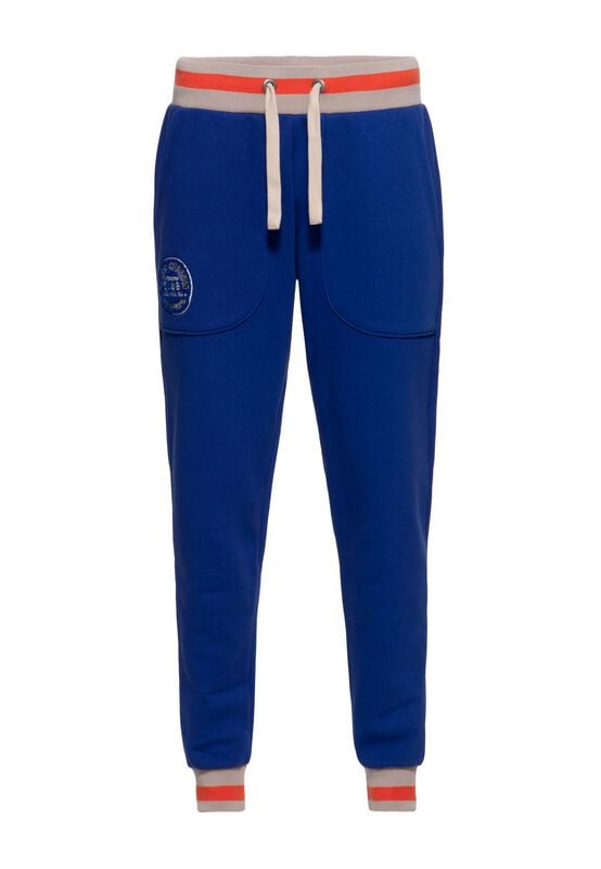 rock revival "Kitten Sport Club Varsity Joggers" Tracksuit Trousers blue-beige by Queen Kerosin