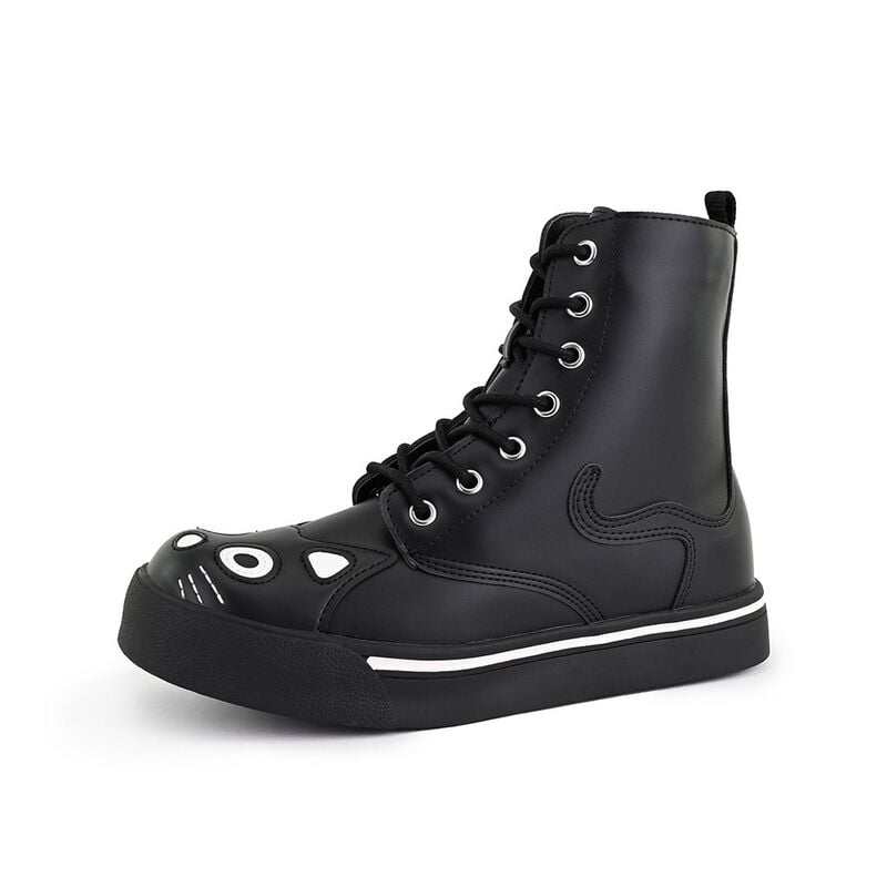 rock revival "Kitty Trainer Combat Boots" Sneakers High black by T.U.K