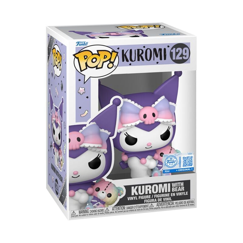 rock revival "Kuromi with Bear Vinyl Figurine 129" Funko Pop by Hello Kitty
