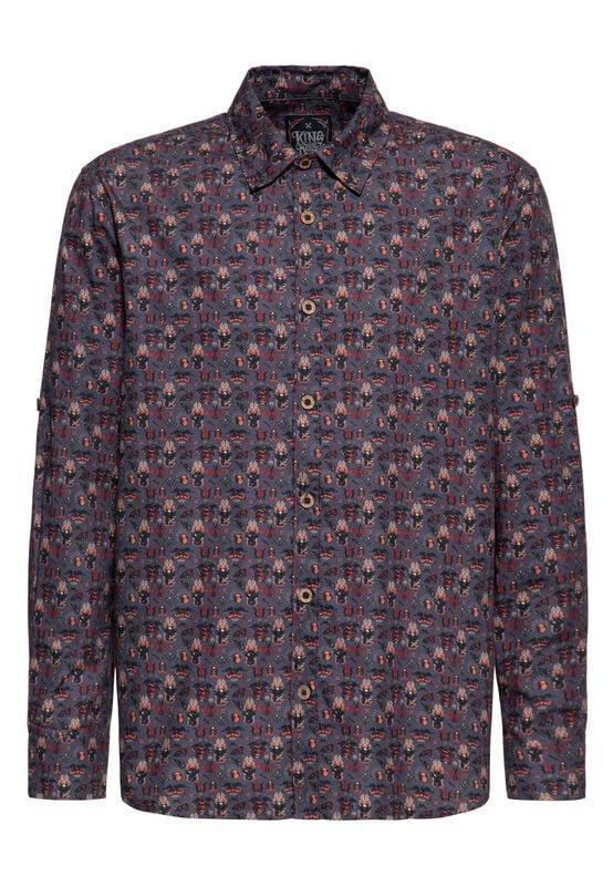 rock revival "Kustom Kulture Shirt" Longsleeve grey by King Kerosin