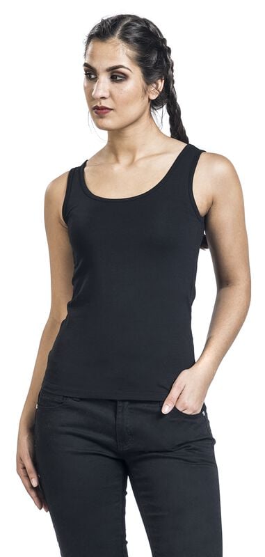 rock revival "Ladies 2-Pack Basic Stretch Top" Top black by Urban Classics