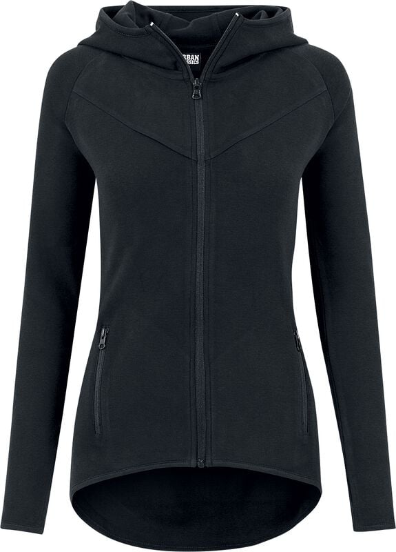 rock revival "Ladies Athletic Interlock Zip Hoodie" Hoodie Jacket black by Urban Classics