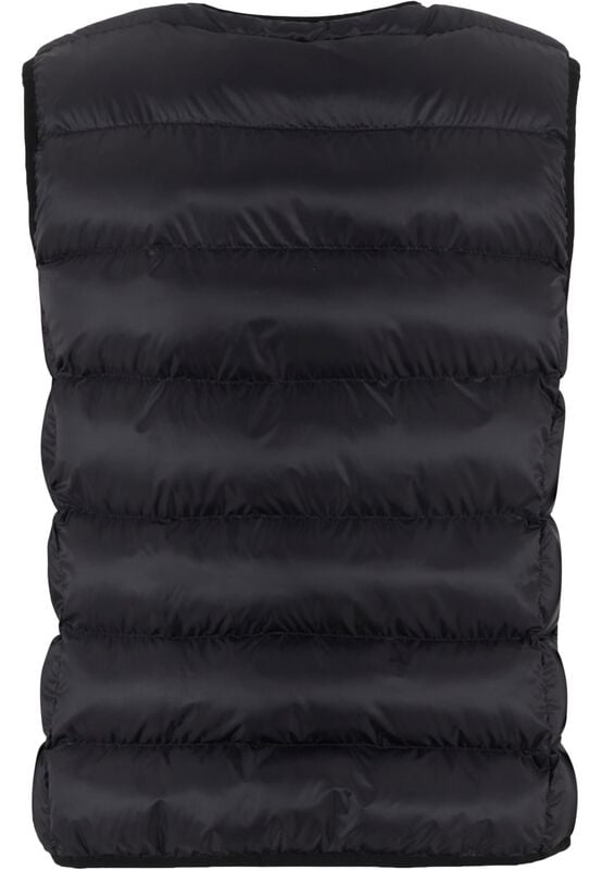 Rock Revival "Ladies' Button Puffer Vest" Vest Black By Urban Classics
