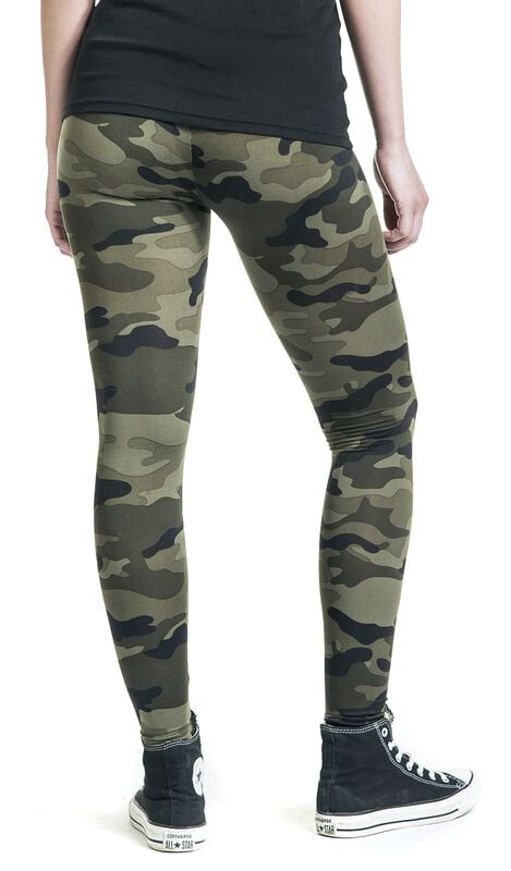 Rock Revival "Ladies Camo Leggings" Leggings Woodland By Urban Classics