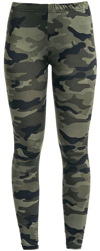 Rock Revival "Ladies Camo Leggings" Leggings Woodland By Urban Classics