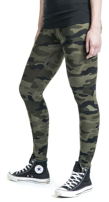 rock revival "Ladies Camo Leggings" Leggings woodland by Urban Classics