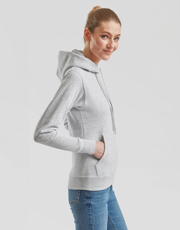 rock revival "LADIES CLASSIC SWEAT HOODIE" Hoodie mottled grey by Fruit Of The Loom