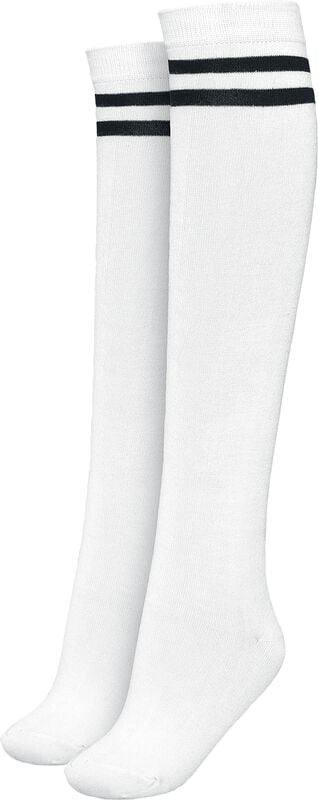 rock revival "Ladies College Socks" Knee Socks white-black by Urban Classics