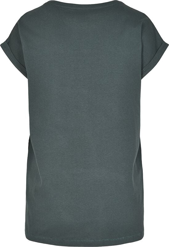 Rock Revival "Ladies Extended Shoulder Tee" T-Shirt Bottle Green By Urban Classics