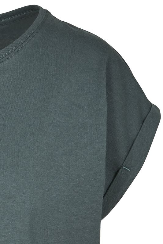 Rock Revival "Ladies Extended Shoulder Tee" T-Shirt Bottle Green By Urban Classics