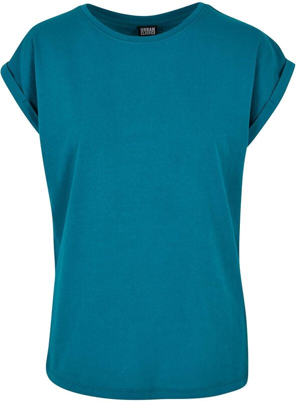 rock revival "Ladies Extended Shoulder Tee" T-Shirt green by Urban Classics