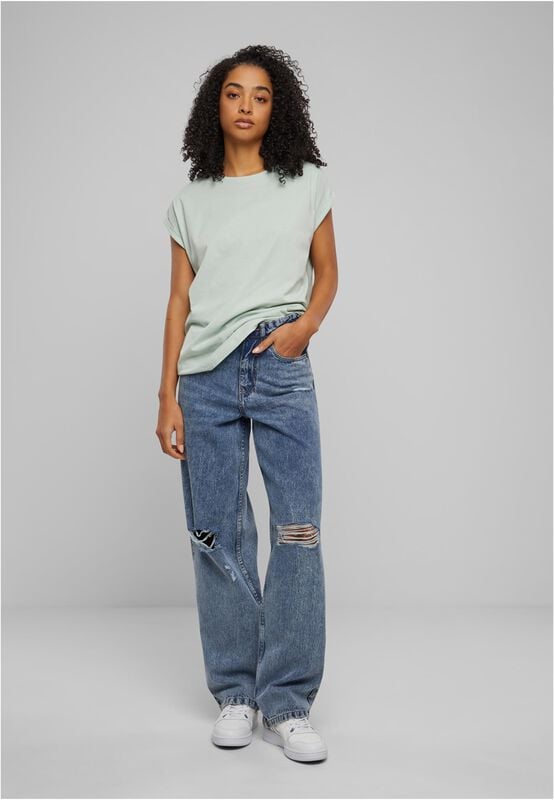 rock revival "Ladies Extended Shoulder Tee" T-Shirt mint by Urban Classics