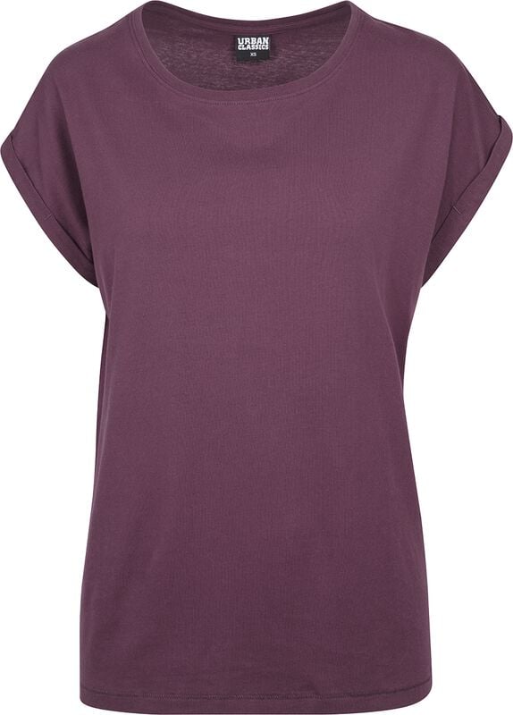 rock revival "Ladies Extended Shoulder Tee" T-Shirt plum by Urban Classics