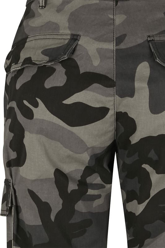 Rock Revival "Ladies High Waist Camo Cargo Pants" Cargo Trousers Dark Camo By Urban Classics